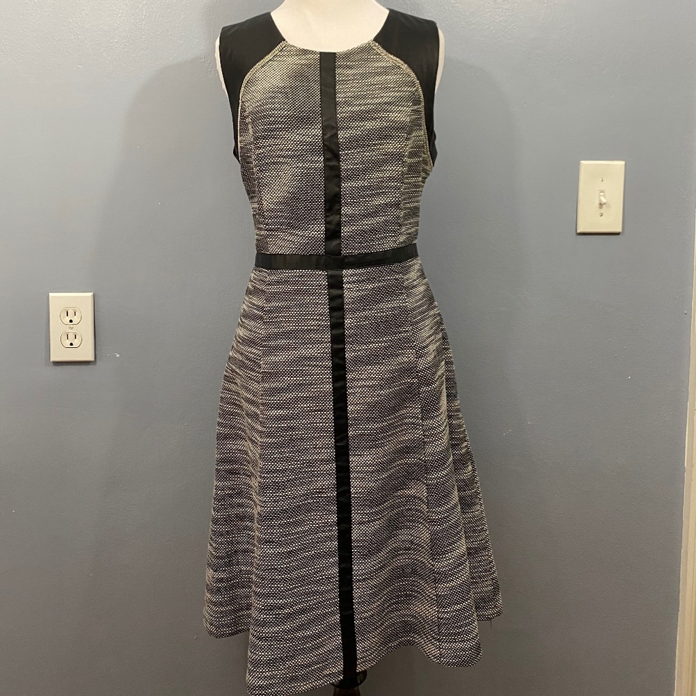 Calvin Klein Black and white dress